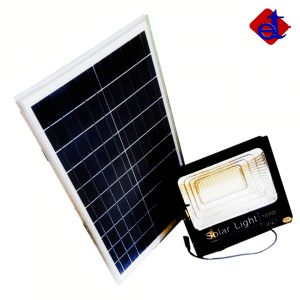 150W Solar Flood light with inbuilt lithium battery panel
